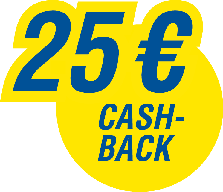 25€ Cashback beim Kauf von 4 Reifen bei 16-17 Zoll.